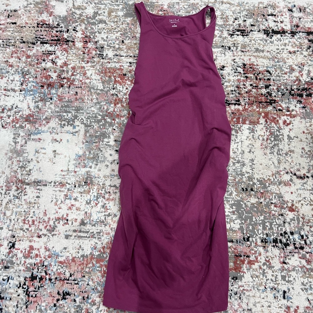 Maternity tank midi dress